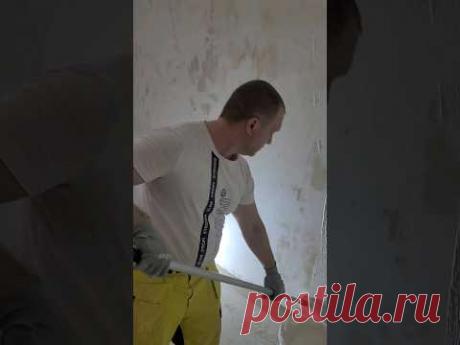 РЕШИЛИ ПРОТЕСТИТЬ ВАЛИК ДЛЯ ШПАКЛЁВКИ! 🤔 #ошибкиремонта
