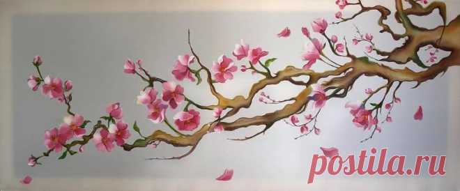 ветка сакуры рисунок: 14 тыс изображений найдено в Яндекс.Картинках