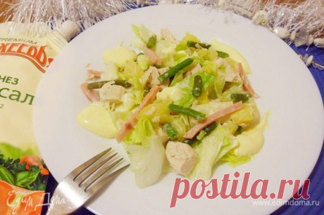 Салат c курицей и ананасами рецепт 👌 с фото пошаговый | Едим Дома кулинарные рецепты от Юлии Высоцкой