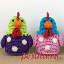 Курочки амигуруми крючком: мастер-класс | AmiguRoom