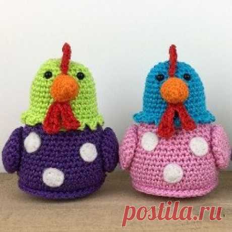 Курочки амигуруми крючком: мастер-класс | AmiguRoom