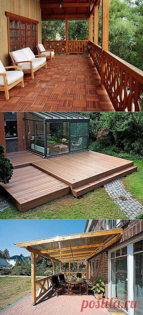 Терраса своими руками