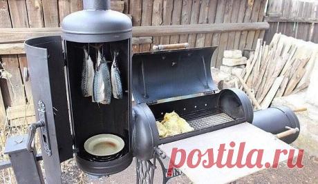 Коптильня и мангал из газовых баллонов - САМОДЕЛКИН ДРУГ