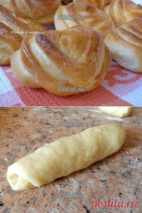 Плюшки с сахаром