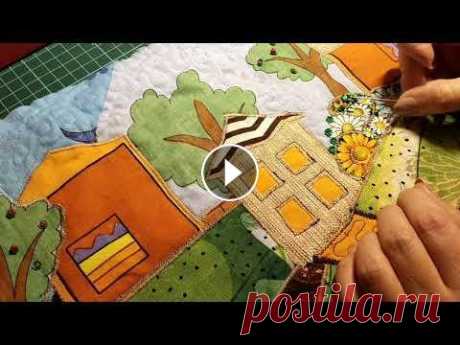 ЛОСКУТНАЯ ФАНТАЗИЯ.Аппликация из ткани .Рисую лоскутами. Здравствуйте Уважаемые подписчики и гости моего канала! __________ .Прошу прощения за охрипший голос.(приболела). Это видео-эксперимент с лоскутами.Уч...