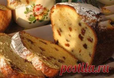 Кекс с изюмом | Кулинар