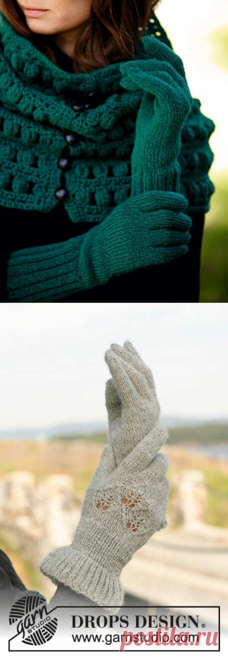 Как связать женские перчатки?