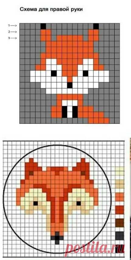 Новогодний декор вязаных изделий. 50 схем красивых жаккардовых узоров и узоров для вышивки | Стильное вязание KNITMILO | Дзен