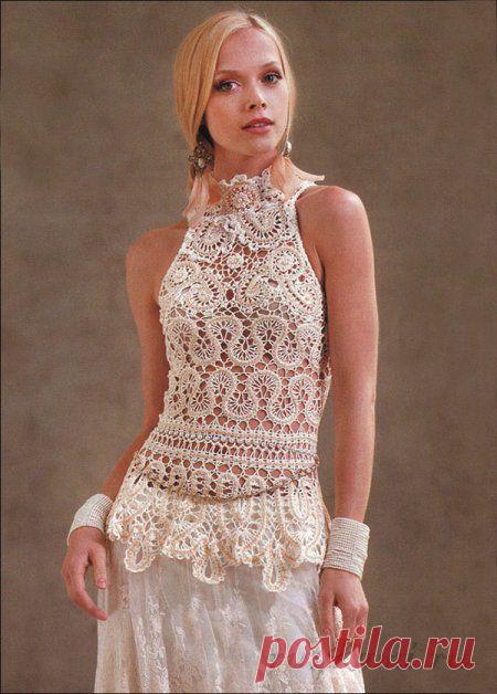 Туника крючком, «Франческа» » Сайт "Ручками" - делаем вещи своими руками