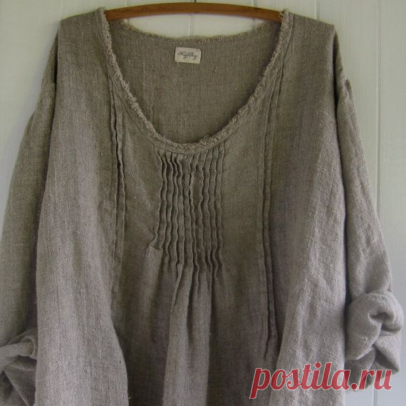 Loose oversized Grain Sack Top One Size Fits Most от MegbyDesign
