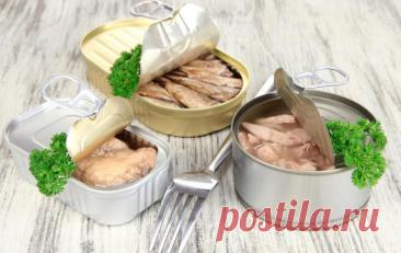 Рыбные консервы.