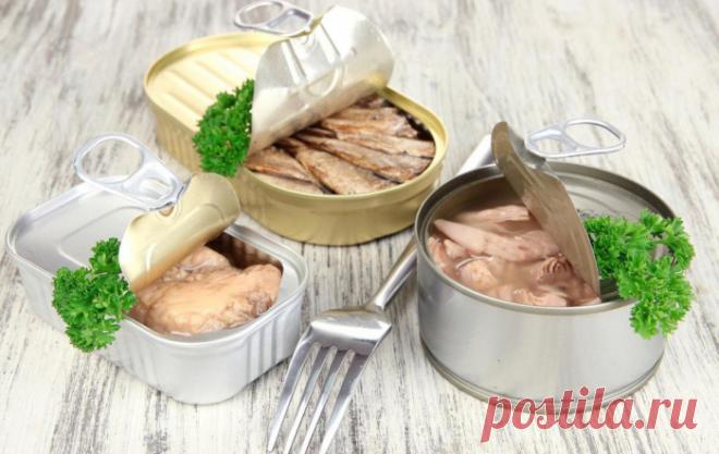 Рыбные консервы.
