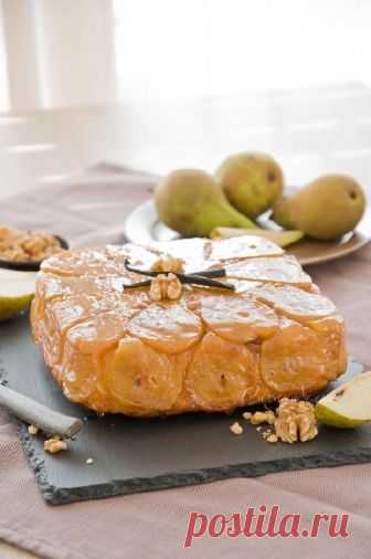 Грушевый пирог по мотивам Тарт Татен Не люблю Тарт Татен, но не могу перестать восхищаться его сладкой, карамельной нежностью. Мне нравится смотреть на него, но не кушать. Нравится, как рельефно блестят груши/яблоки своей ароматной карамелью. Мне нравится его небрежный, но в то же время изысканный вид. Мне нравится процесс приготовления. Но не смотря на всё это, есть его не хочется, почему? Просто вкус не вызывает никаких эмоций, а это для меня важно при дегустации какого-...