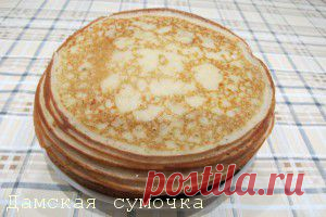 Заварные блинчики на кефире | Дамская Сумочка