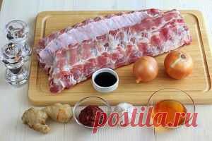 ЗАПЕЧЁ СВИНЫЕ РЕБРЫШКИ