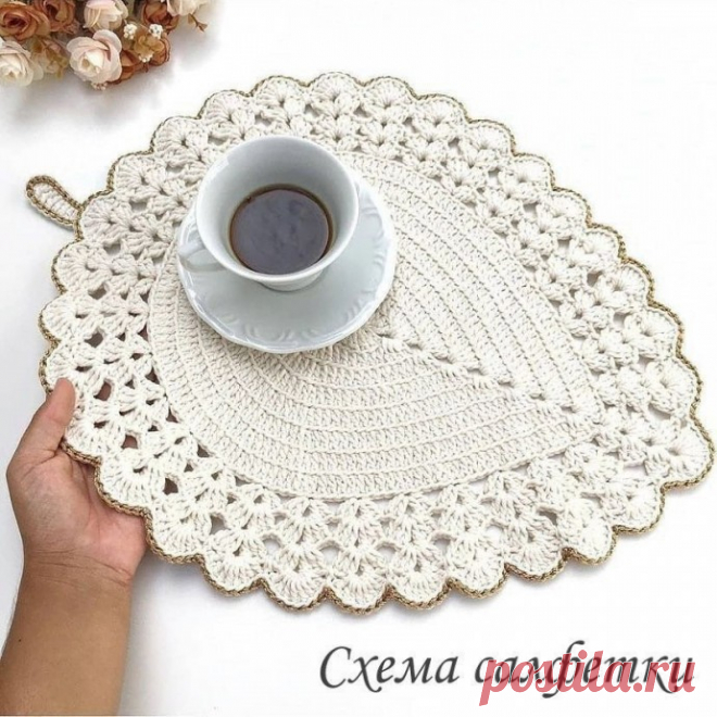 Нежные салфетки, связанные крючком (8 схем) | Рукоделие