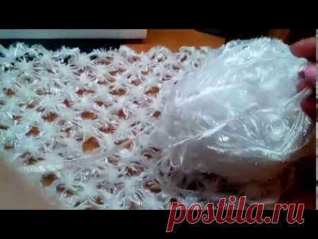 Шаль из Соломоновых петель крючком. Мастер-класс. Shawl crochet - YouTube