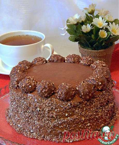 Шоколаднее не бывает - торт &quot;Ferrero rocher&quot;.