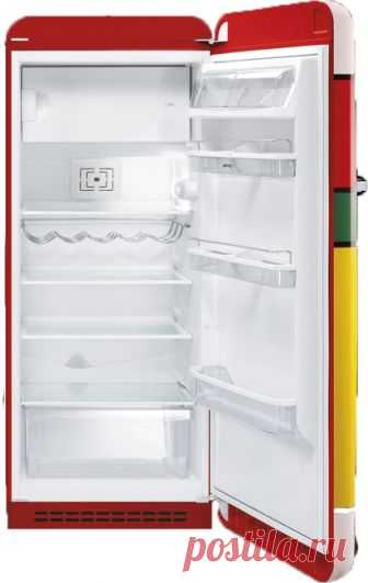 Купить Холодильник Smeg FAB28RDMC красный по супер низкой цене со склада в интернет магазине DNS Технопоинт | 1134907