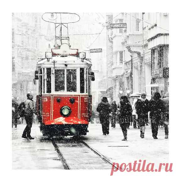 Tram photography Wall decor istanbul photography by gonulk