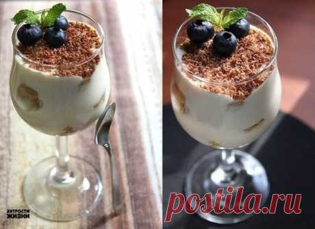 Тирамису за 5 минут

Ингредиенты:
110 г сливочного сыра
5 столовых ложек сгущенного молока
4 столовых ложки жирных сливок
3 капли ванили
1 чашка кофе
Печенье “Дамские пальчики”
Тертый шоколад

Приготовление:
В миске взбейте сыр, сливки, молоко и ванилин.
Окуните печенье в кофе на несколько секунд чтобы они не размокли. Выложите печенье сплошным слоем в блюдо. Нанесите половину взбитой смеси. Выложите второй слой печенья и закройте оставшейся смесью. Натрите шоколад. Постав...