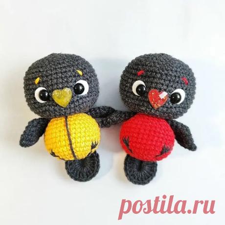 Вязаная птичка крючком: мастер-класс амигуруми | Амигуруми