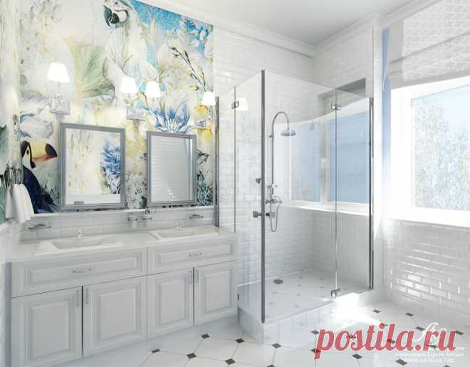 10 вариантов отделки ванной, что кроме плитки | Дизайн интерьера ArtGart | Яндекс Дзен