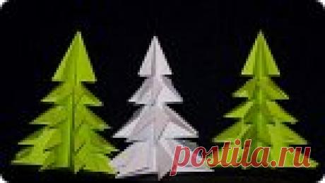Елка из бумаги. Оригами для начинающих Сделал Новогоднюю елку из бумаги. Это простое оригами для начинающих. Такую елочку можно сделать за 10 минут. Оригами – это очень интересное занятие, как для детей, так и для взрослых. Для изготовления елочки вам понадобится:• Цветная бумага;• Ножницы и линейка. Елка из бумаги прекрасно украсит ваш стол.  