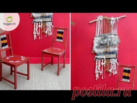 Telar anudado - Manualidades de Decogarden - YouTube