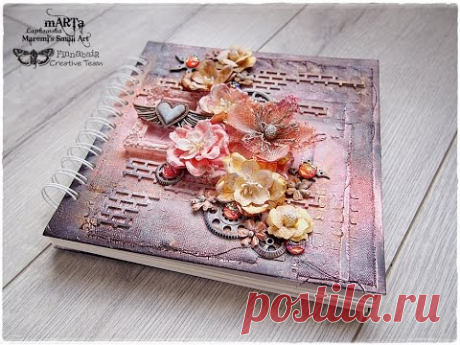 Mixed Media Altered Journal Cover Tutorial
