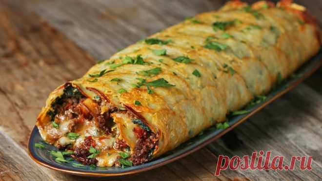 Необычный и вкусный рулет с мясом без теста - БУДЕТ ВКУСНО! - медиаплатформа МирТесен
