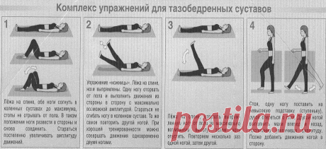 Упражнения для тазобедренных суставов: домашний комплекс