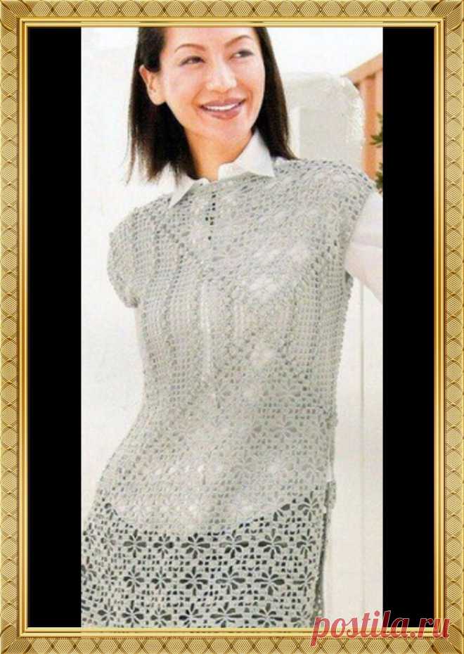 Давайте вязать жилеты и безрукавки. 10 моделей со схемами. | Марусино рукоделие | Яндекс Дзен