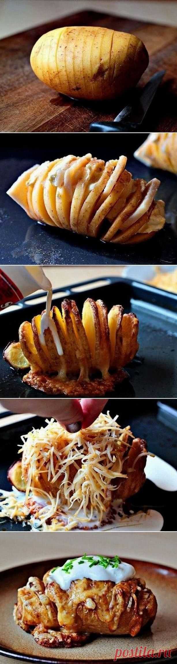 Блюдо из одной картошки