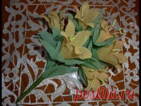 Колокольчики из шифона. Часть 2