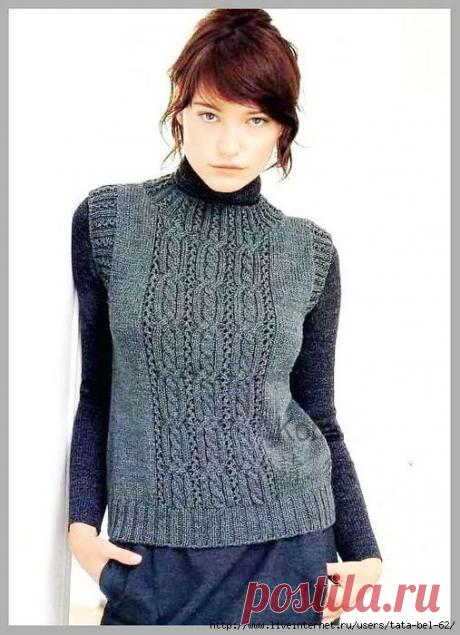 жилет спицами | Записи в рубрике жилет спицами | Дневник Olgageo