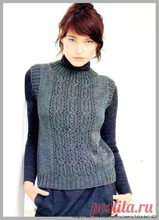 жилет спицами | Записи в рубрике жилет спицами | Дневник Olgageo