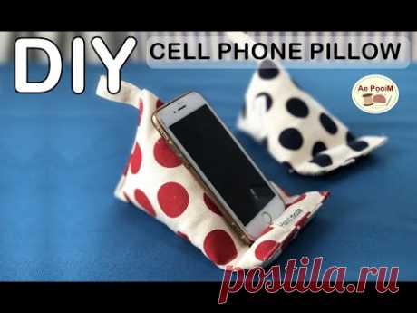 DIY CELL PHONE PILLOW STAND HOLDER | วิธีทำที่วางมือถือแบบง่ายๆ