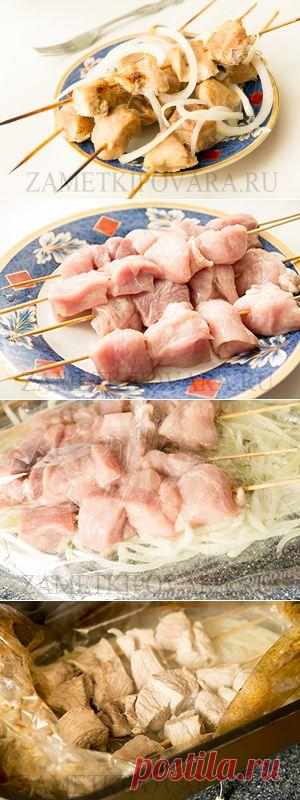 Шашлык в рукаве из свинины | Простые кулинарные рецепты с фотографиями