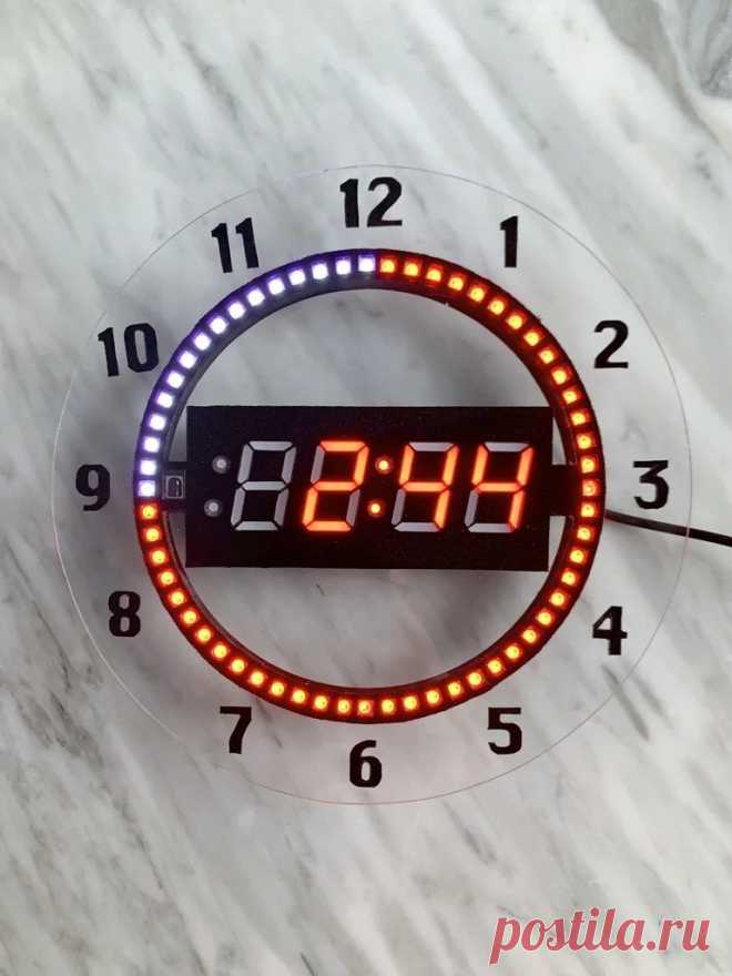 7-сегментные часы NeoPixel с таймером обратного отсчета и управлением с пульта Из этой статьи мы с вами узнаем, как сделать 7-сегментные неопиксельные часы с таймером обратного отсчета. Часы изготавливались под конкретную задачу, а именно в подарок родителям. Родители мастера занимаются фитнесом и зачастую им нужен таймер для отслеживания времени тренировки. Такой таймер есть