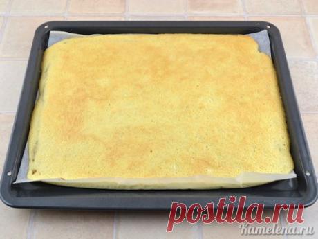 Рулет с яблоками
