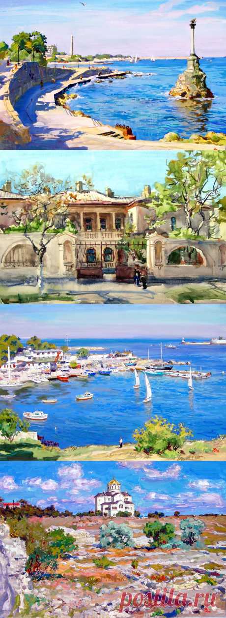Севастополь. Художник Владимир Ольхов