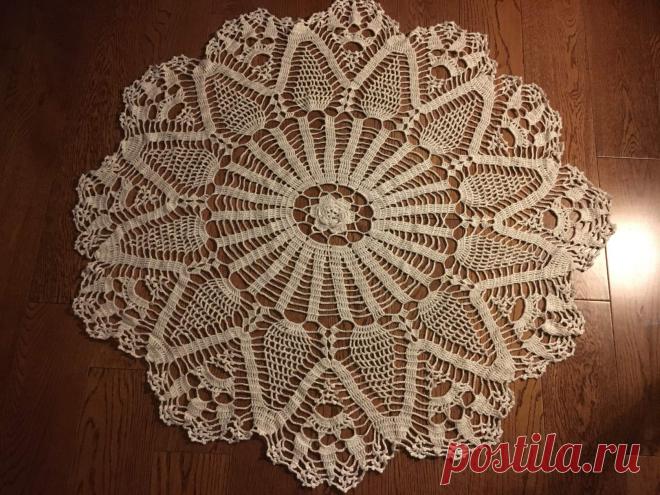 Салфетка крючком