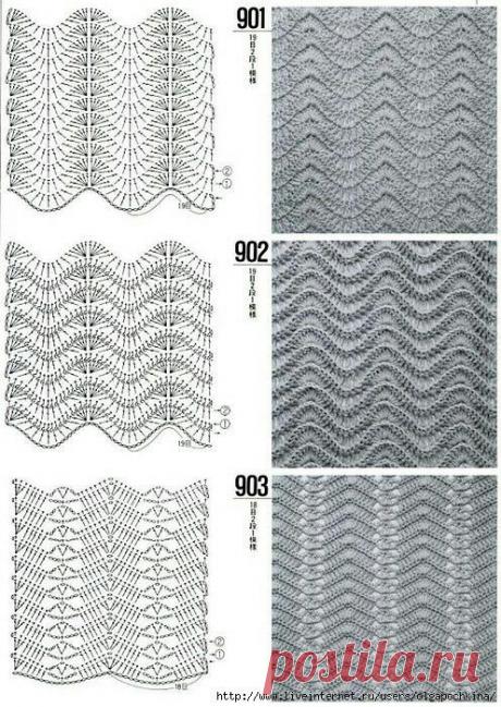 Узоры крючком