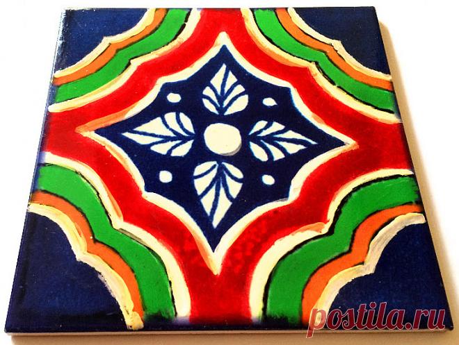 талавера, мексиканская плитка, плитка ручной работы