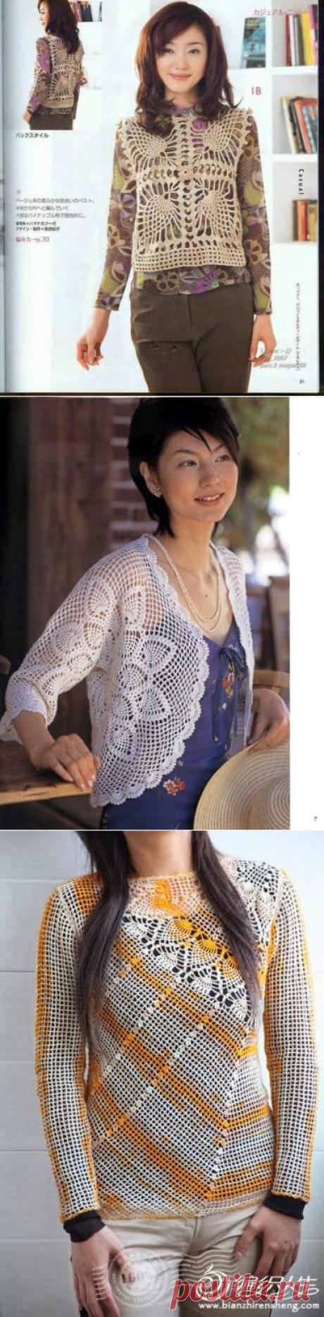 Одежда для женщин. Схемы вязания