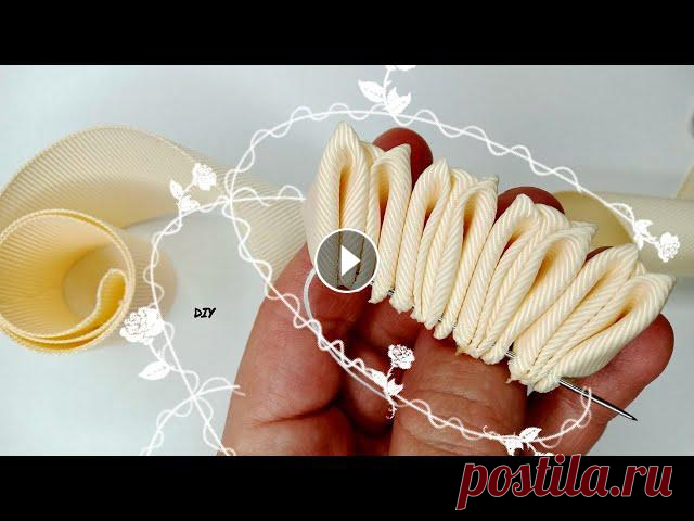 Посмотрите какая КРАСОТА????Резинки/Украшение  из репсовой ленты КАНЗАШИ????DIY|BOW|laço???????? Привет, сегодня покажу как сделать украшение канзаши???? из репсовой ленты 4 см своими руками для малышки))))???????? С Любовью)))???? #Kanzashi​​​​ #...