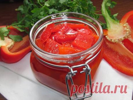 Постигая искусство кулинарии... : Перец красный маринованный