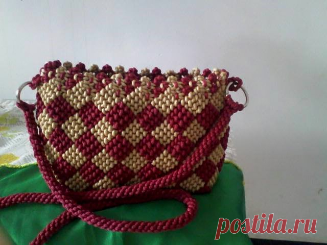 Современные сумочки в технике макраме - Ярмарка Мастеров - ручная работа, handmade