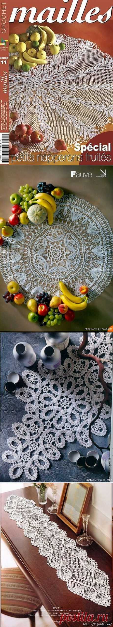 Красота в ажуре салфеток ! 1 часть..